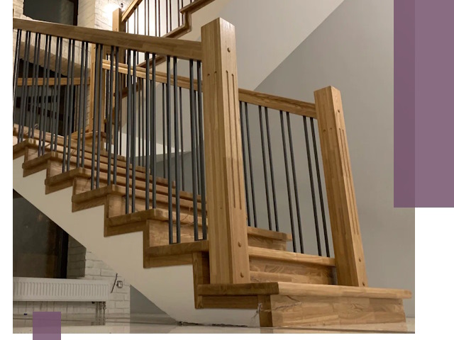 Реставрация деревянных и металлических лестниц в Богородицке