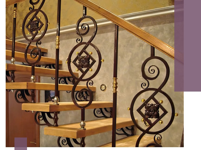 Изготовление кованых лестниц под ключ в Богородицке