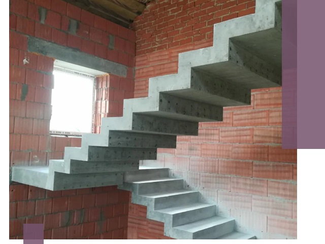 Бетонные лестницы под ключ в Богородицке: монтаж, демонтаж, ремонт