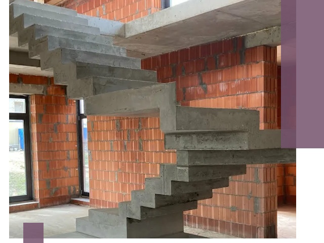 Изготовление бетонных лестниц под ключ в Богородицке