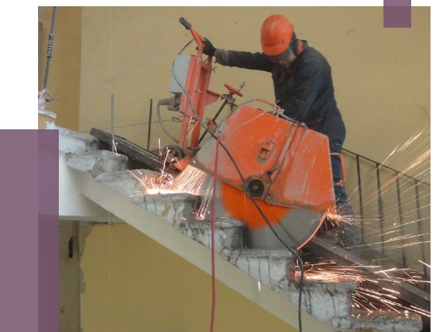 Демонтаж бетонных лестниц в Богородицке от 4809 руб. за м2 | ПРОЛЁТ-Бгд