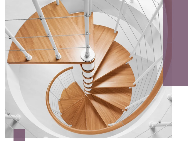 Изготовление винтовых лестниц под ключ в Богородицке