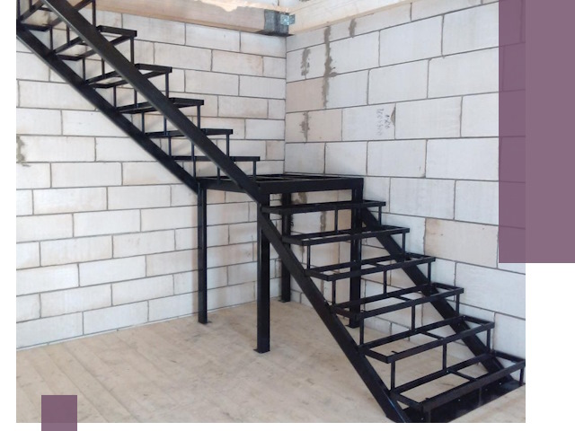 Лестницы на металлокаркасе под ключ в Богородицке — изготовление и монтаж