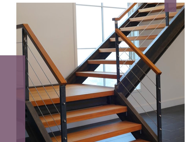 Изготовление лестниц на металлокаркасе в Богородицке от 19769 руб. | ПРОЛЁТ-Бгд