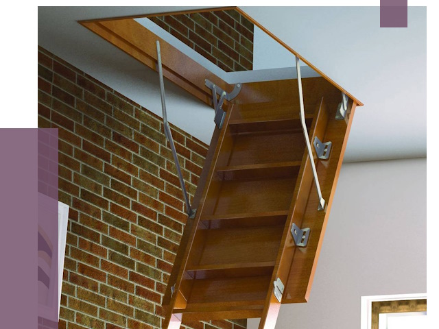 Установка чердачной лестницы в Богородицке от 8175 руб. | ПРОЛЁТ-Бгд