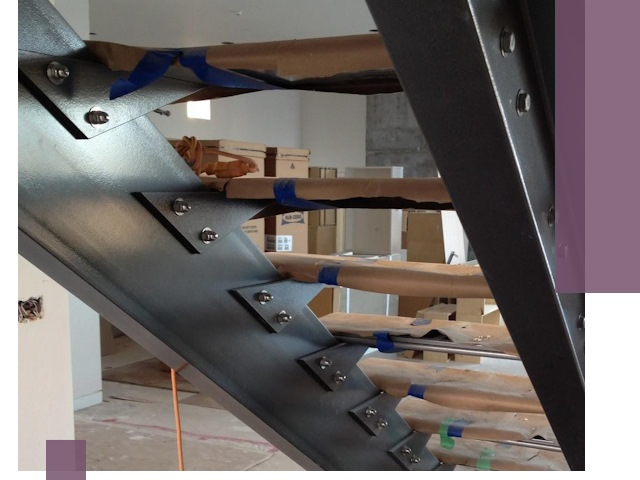 Усиление лестничных конструкций и усиление опор в Богородицке