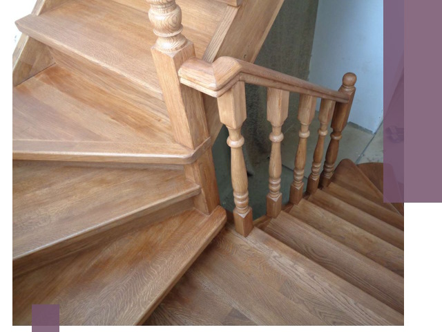 Дубовые лестницы под ключ в Богородицке: изготовление и монтаж