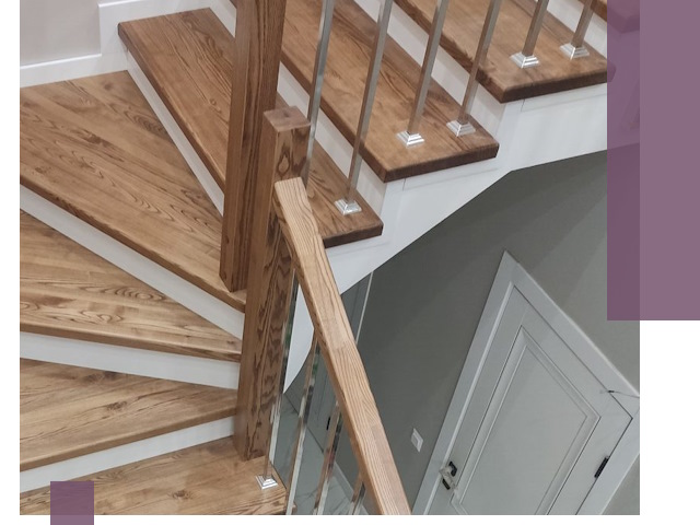 Обшивка металлических лестниц под ключ в Богородицке