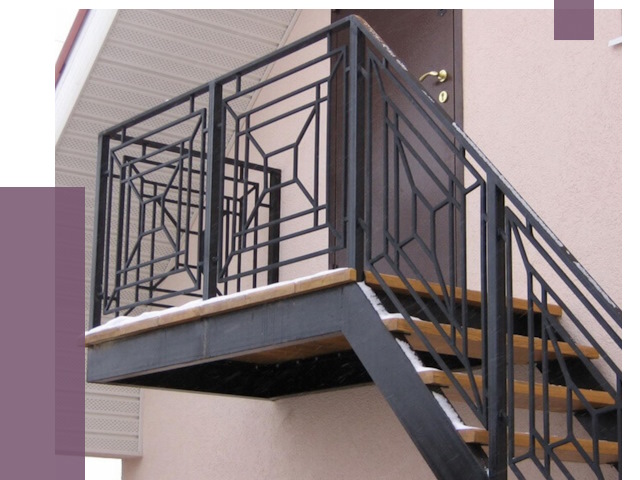 Металлические перила в Богородицке от 4488 руб.  | ПРОЛЁТ-Бгд