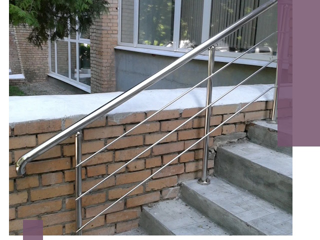 Перила из нержавеющей стали высокого качества в Богородицке