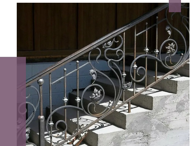 Кованые перила в Богородицке от 9083 руб. под ключ — качество от ПРОЛЁТ-Бгд