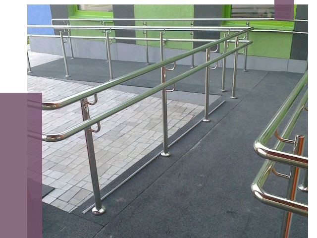 Ограждения пандусов в Богородицке от 4542 руб. монтаж | ПРОЛЁТ-Бгд