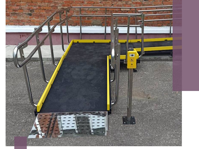 Изготовление наклонных пандусов для инвалидов в Богородицке