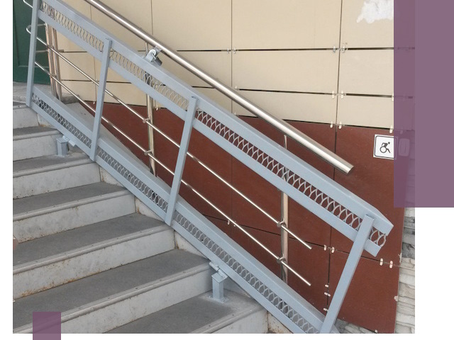 Изготовление откидных пандусов под ключ в Богородицке