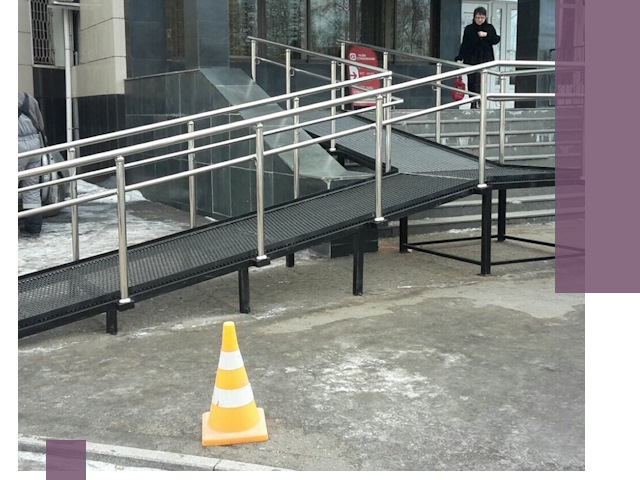 Стационарные пандусы под ключ в Богородицке — изготовление и монтаж