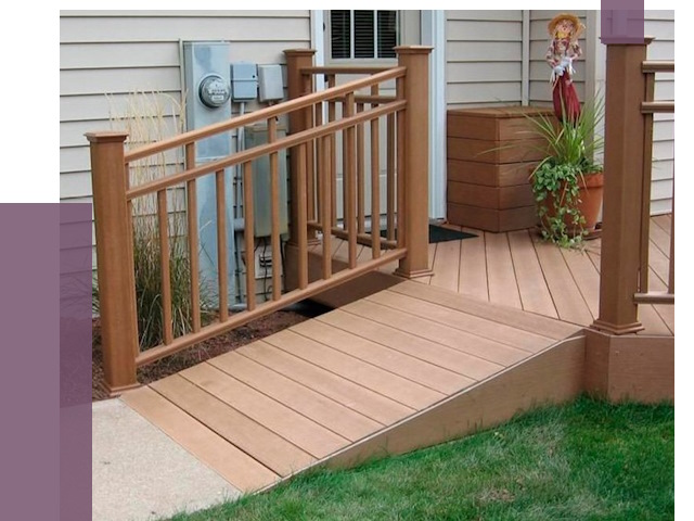 Пандус на крыльцо в Богородицке под ключ от 8121 руб. 