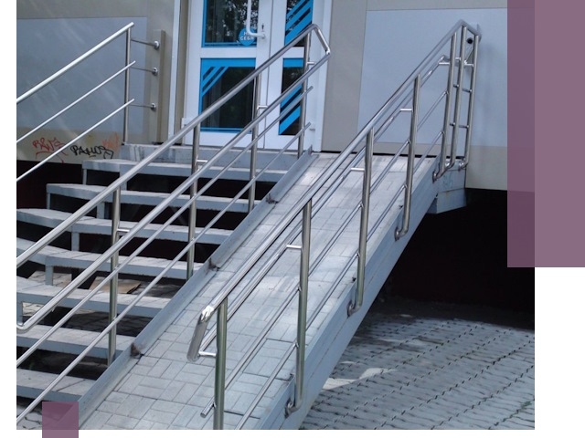 Пандус на крыльцо под ключ в Богородицке: монтаж и изготовление