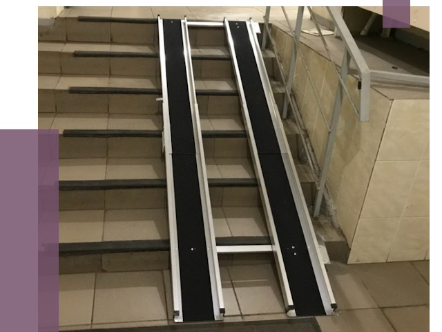 Установка пандуса в подъезд в Богородицке от 8335 руб. под ключ | ПРОЛЁТ-Бгд