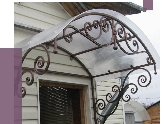 Изготовление козырьков в Богородицке от 7694 руб. — заказать | ПРОЛЁТ-Бгд