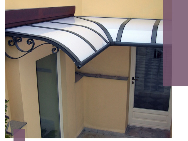 Монтаж козырьков любой сложности в Богородицке под ключ