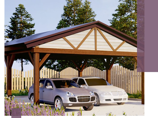 Навесы для автомобиля в Богородицке — изготовление и монтаж