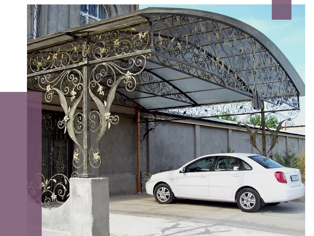 Кованые навесы в Богородицке от 15228 руб. | ПРОЛЁТ-Бгд