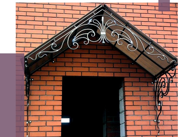 Металлические козырьки в Богородицке от 11167 руб. 