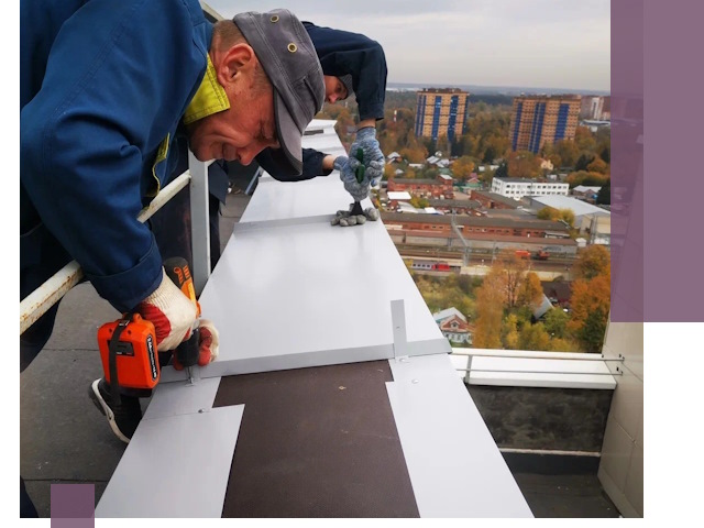 Монтаж парапетов в Богородицке — установка прочных металлических ограждений