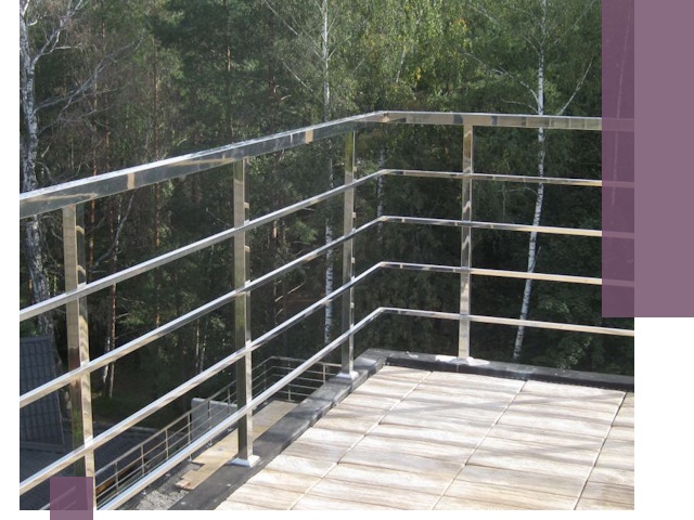 Парапеты из нержавеющей стали в Богородицке — изготовление и монтаж