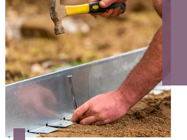 Монтаж металлических бордюров в Богородицке быстро и качественно