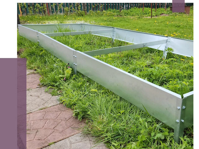 Металлические бордюры для грядок в Богородицке от 1870 руб.