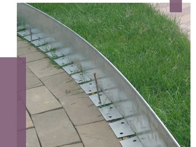 Металлические бордюры для тротуаров в Богородицке от 9083 руб.