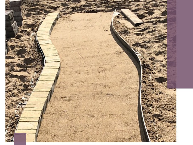 Металлические бордюры для тротуаров в Богородицке — прочные и долговечные