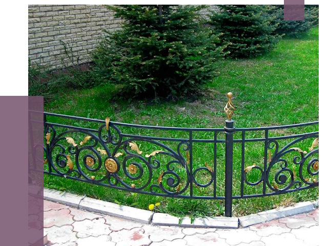 Кованые газонные ограждения в Богородицке от 7961 руб. — ПРОЛЁТ-Бгд