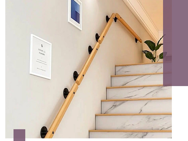 Поручни металлические и деревянные под ключ в Богородицке