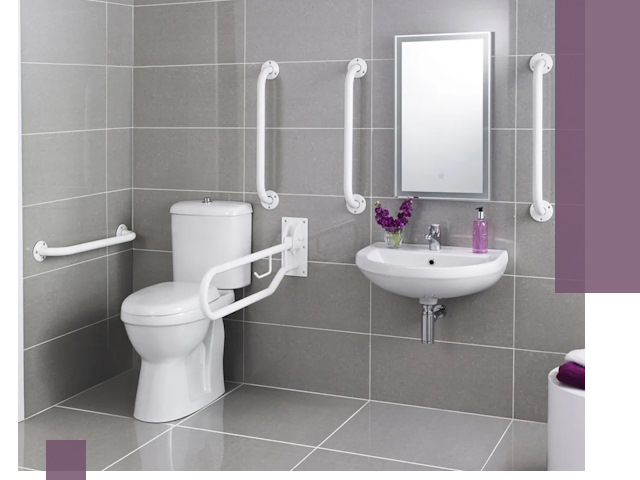 Поручни для санузлов в Богородицке: установка, ремонт и монтаж