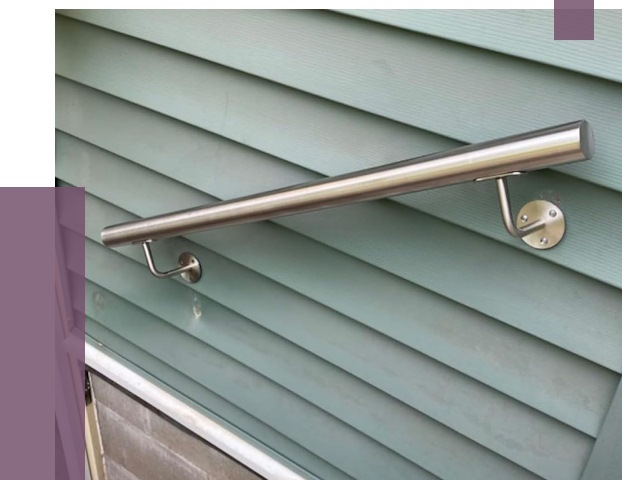 Поручни из нержавеющей стали в Богородицке от 8015 руб.  | ПРОЛЁТ-Бгд