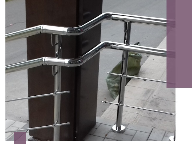 Монтаж поручней из нержавеющей стали в Богородицке качественно и быстро